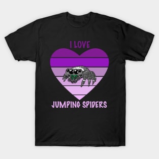 I Love Jumping Spiders T-Shirt